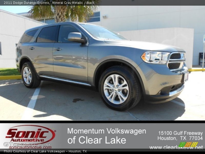 Mineral Gray Metallic / Black 2011 Dodge Durango Express