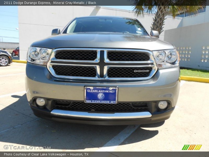 Mineral Gray Metallic / Black 2011 Dodge Durango Express