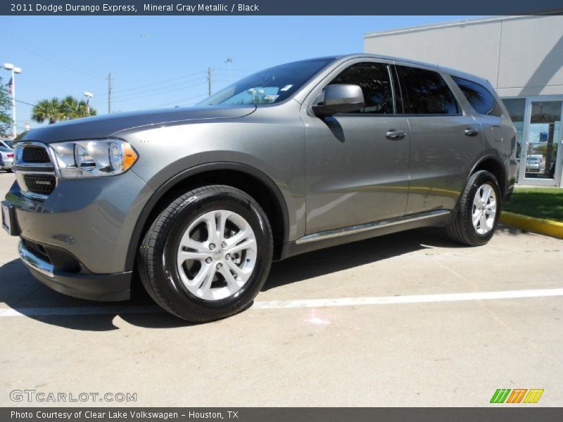 Mineral Gray Metallic / Black 2011 Dodge Durango Express