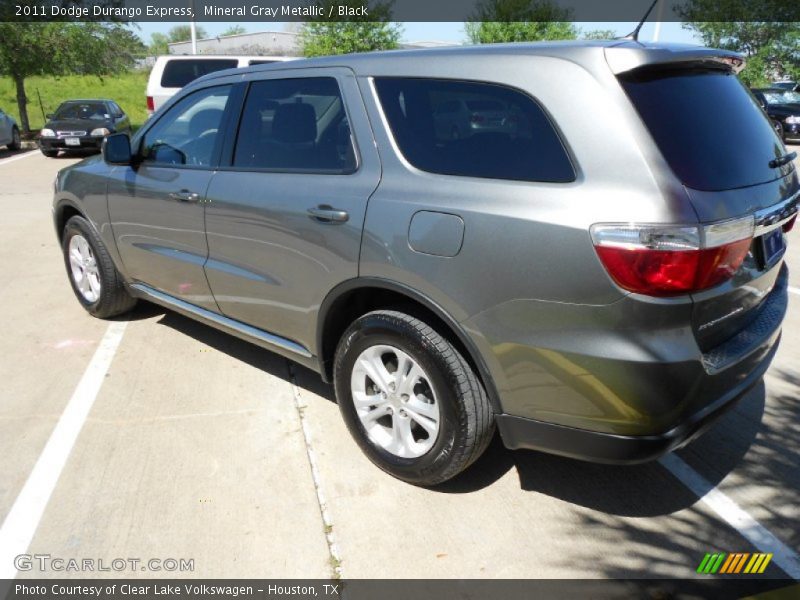 Mineral Gray Metallic / Black 2011 Dodge Durango Express