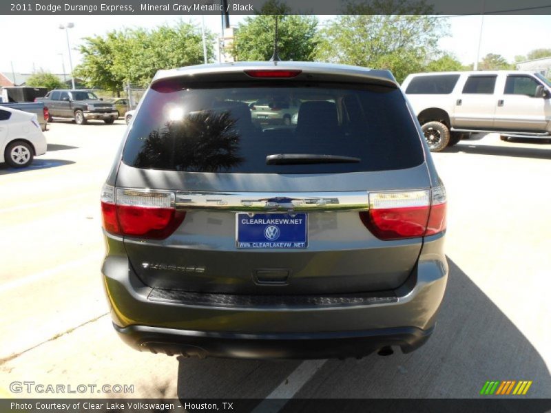 Mineral Gray Metallic / Black 2011 Dodge Durango Express
