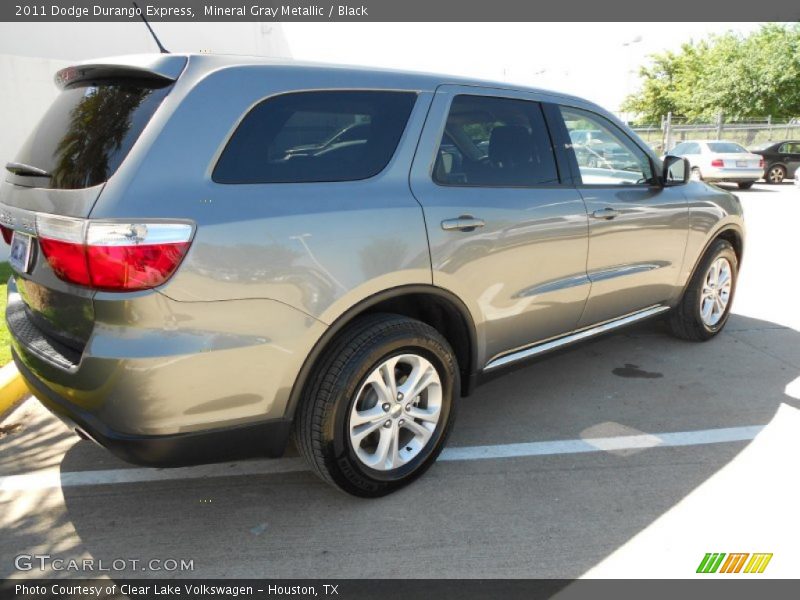 Mineral Gray Metallic / Black 2011 Dodge Durango Express