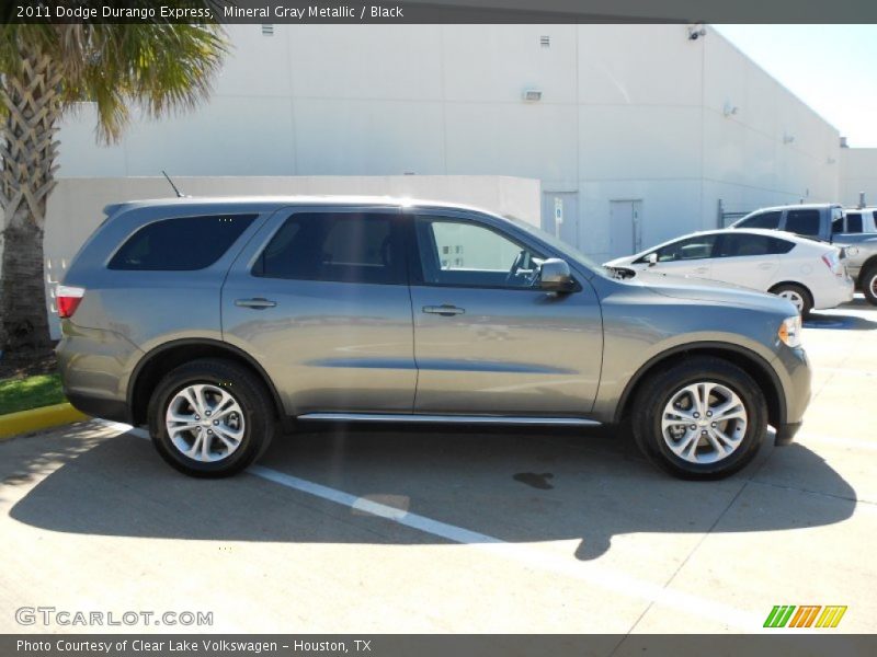 Mineral Gray Metallic / Black 2011 Dodge Durango Express
