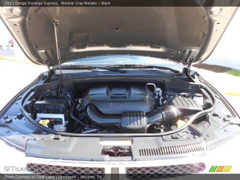 Mineral Gray Metallic / Black 2011 Dodge Durango Express