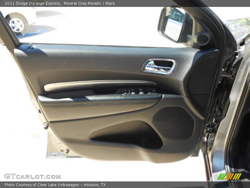 Mineral Gray Metallic / Black 2011 Dodge Durango Express