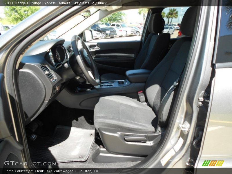 Mineral Gray Metallic / Black 2011 Dodge Durango Express