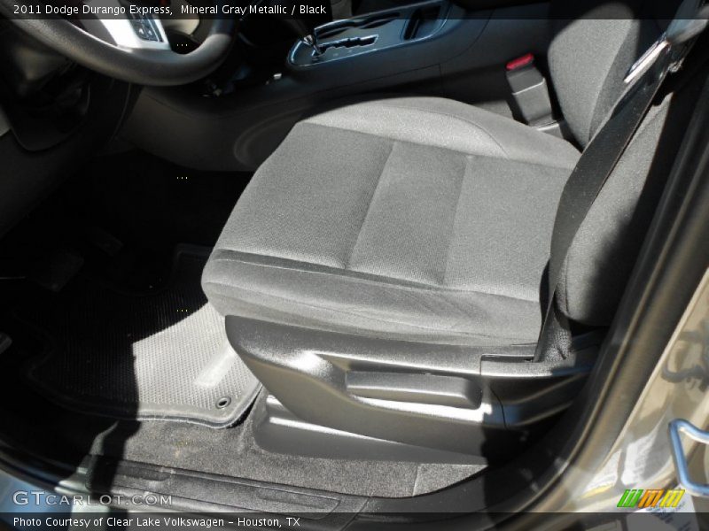 Mineral Gray Metallic / Black 2011 Dodge Durango Express