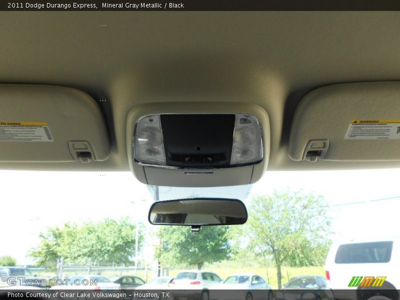 Mineral Gray Metallic / Black 2011 Dodge Durango Express