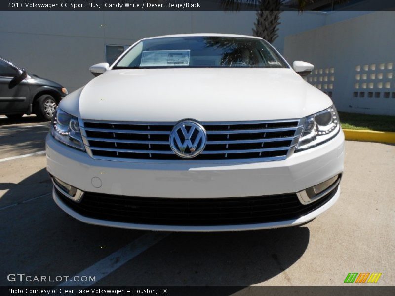 Candy White / Desert Beige/Black 2013 Volkswagen CC Sport Plus