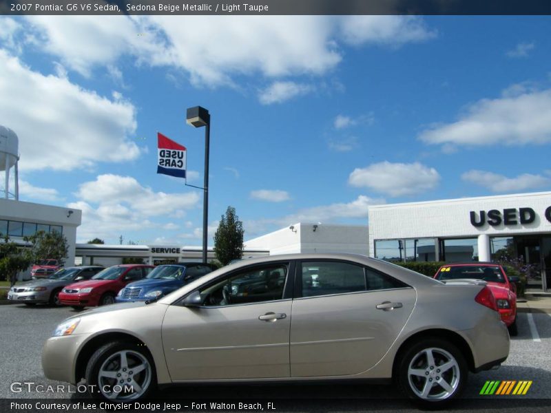 Sedona Beige Metallic / Light Taupe 2007 Pontiac G6 V6 Sedan