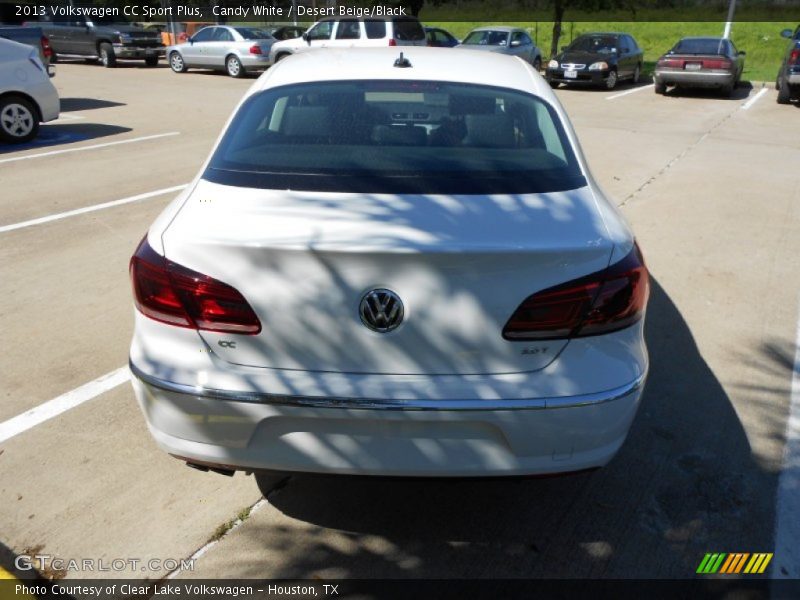 Candy White / Desert Beige/Black 2013 Volkswagen CC Sport Plus