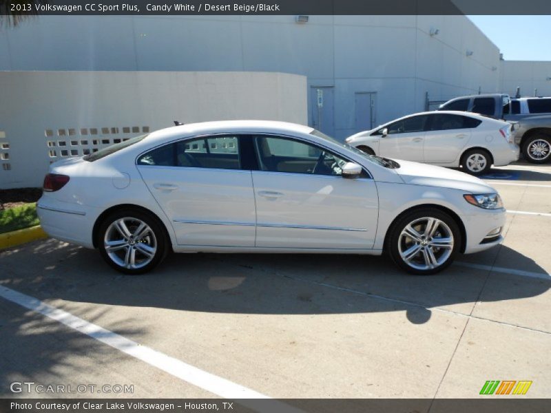 Candy White / Desert Beige/Black 2013 Volkswagen CC Sport Plus