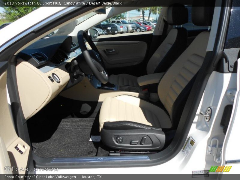 Candy White / Desert Beige/Black 2013 Volkswagen CC Sport Plus