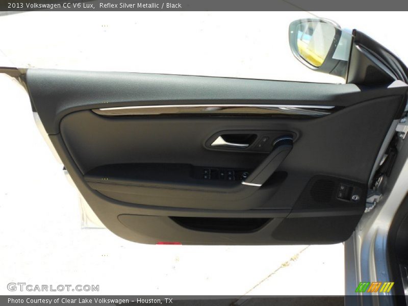 Reflex Silver Metallic / Black 2013 Volkswagen CC V6 Lux