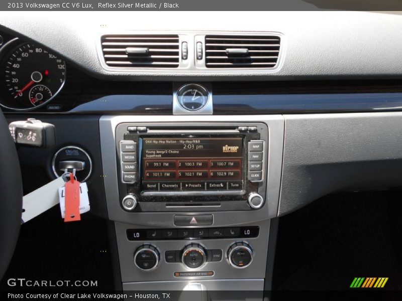 Reflex Silver Metallic / Black 2013 Volkswagen CC V6 Lux