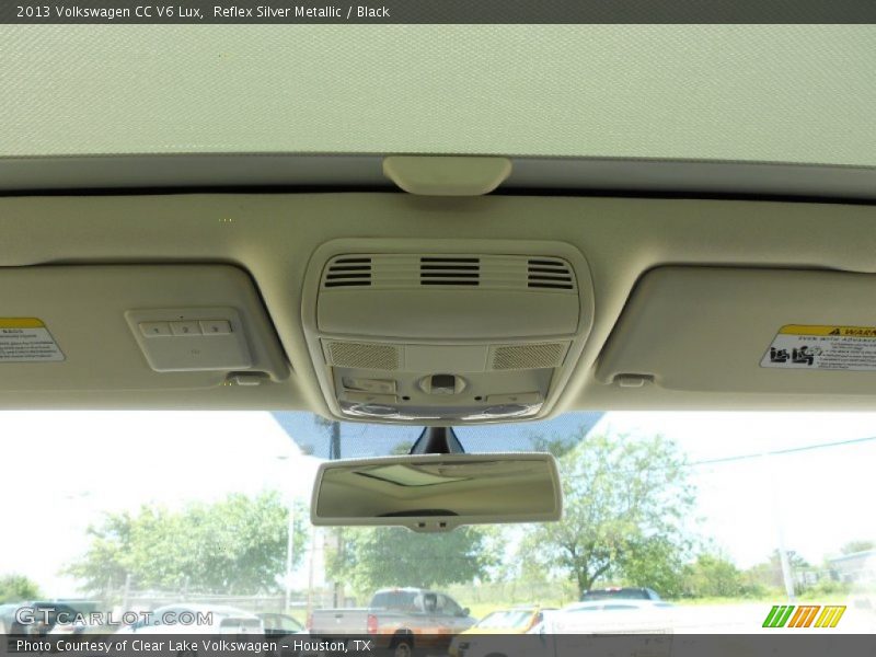 Reflex Silver Metallic / Black 2013 Volkswagen CC V6 Lux
