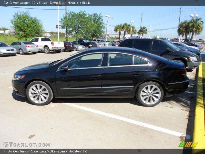 Deep Black Metallic / Black 2013 Volkswagen CC V6 Lux