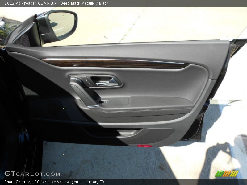 Deep Black Metallic / Black 2013 Volkswagen CC V6 Lux