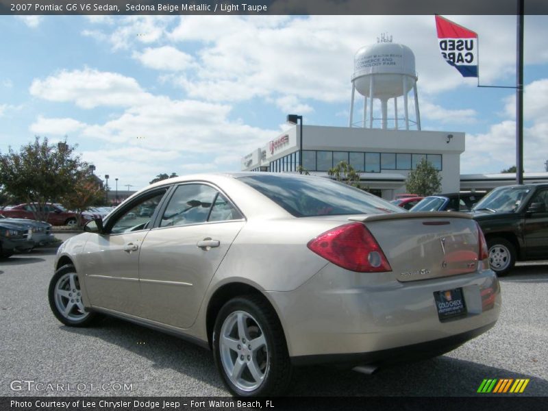 Sedona Beige Metallic / Light Taupe 2007 Pontiac G6 V6 Sedan