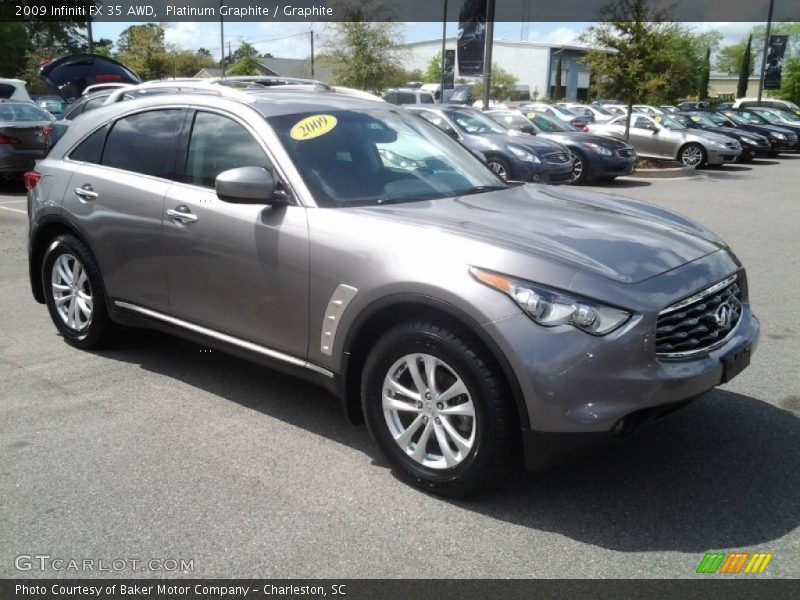 Platinum Graphite / Graphite 2009 Infiniti FX 35 AWD