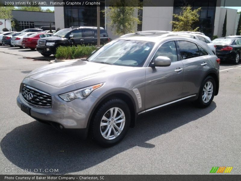 Platinum Graphite / Graphite 2009 Infiniti FX 35 AWD