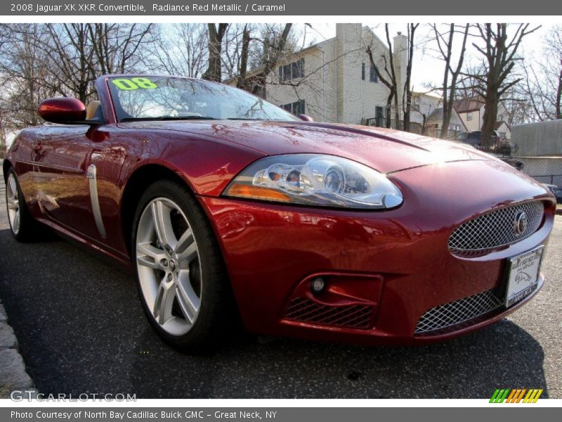 Radiance Red Metallic / Caramel 2008 Jaguar XK XKR Convertible