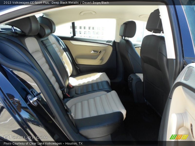 Deep Black Metallic / Desert Beige/Black 2013 Volkswagen CC Sport Plus