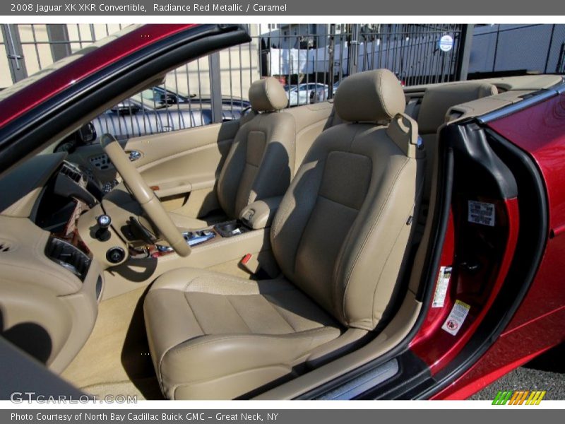 Radiance Red Metallic / Caramel 2008 Jaguar XK XKR Convertible