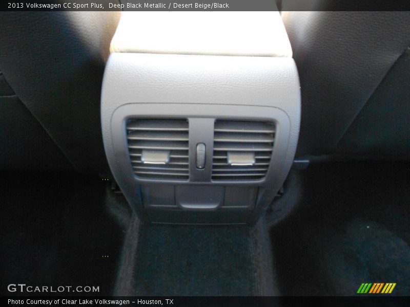 Deep Black Metallic / Desert Beige/Black 2013 Volkswagen CC Sport Plus