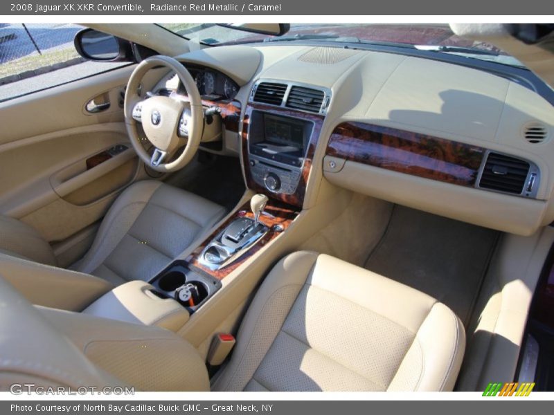 Radiance Red Metallic / Caramel 2008 Jaguar XK XKR Convertible