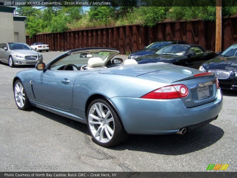 Zircon Metallic / Ivory/Slate 2007 Jaguar XK XK8 Convertible