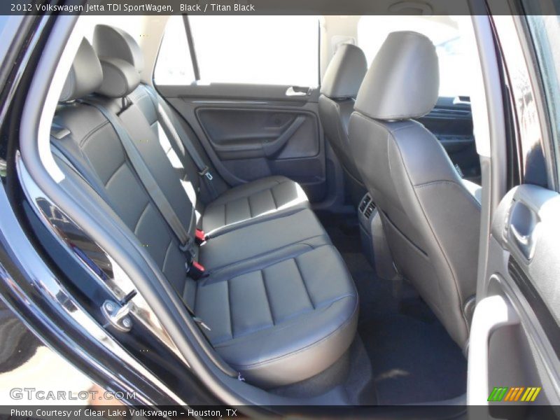 Black / Titan Black 2012 Volkswagen Jetta TDI SportWagen