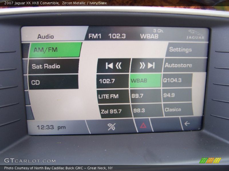 Zircon Metallic / Ivory/Slate 2007 Jaguar XK XK8 Convertible