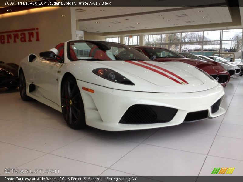 Front 3/4 View of 2009 F430 16M Scuderia Spider