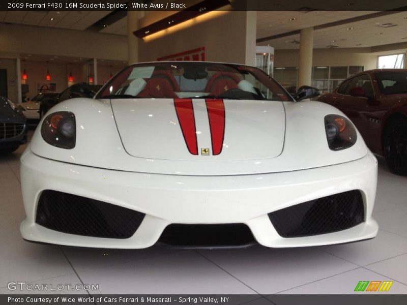  2009 F430 16M Scuderia Spider White Avus