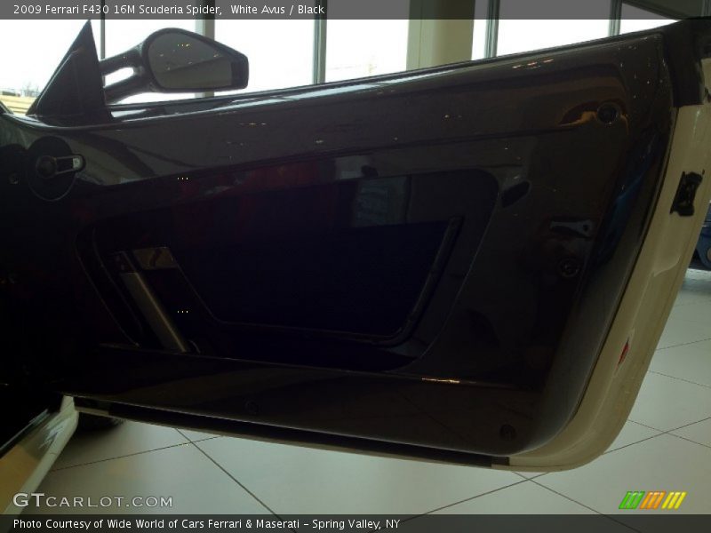 White Avus / Black 2009 Ferrari F430 16M Scuderia Spider