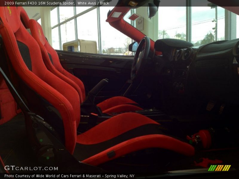 White Avus / Black 2009 Ferrari F430 16M Scuderia Spider