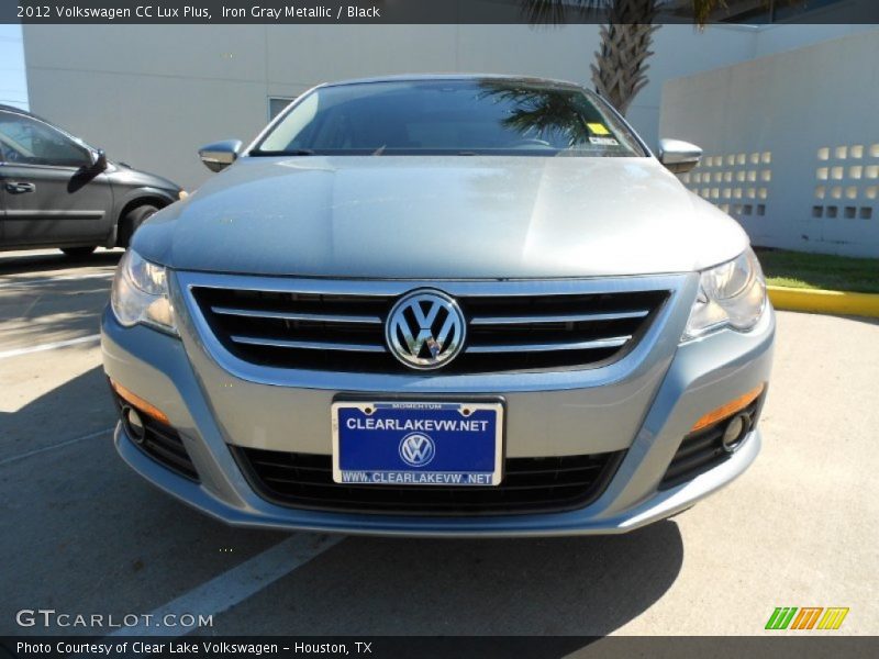 Iron Gray Metallic / Black 2012 Volkswagen CC Lux Plus