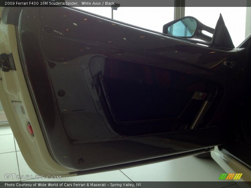 White Avus / Black 2009 Ferrari F430 16M Scuderia Spider