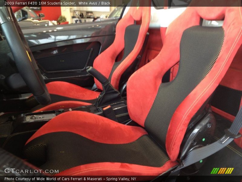 Front Seat of 2009 F430 16M Scuderia Spider