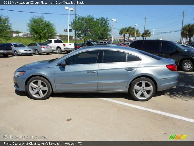 Iron Gray Metallic / Black 2012 Volkswagen CC Lux Plus