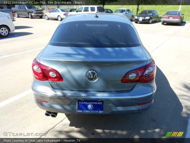 Iron Gray Metallic / Black 2012 Volkswagen CC Lux Plus