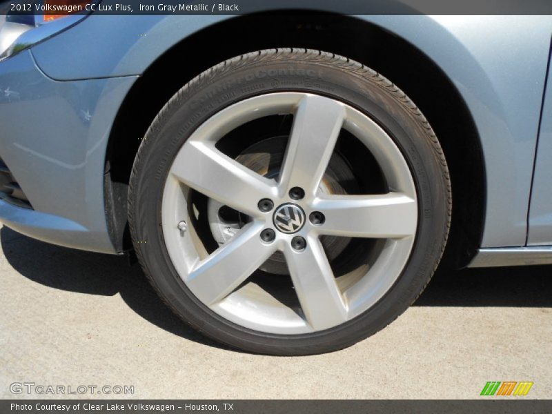 Iron Gray Metallic / Black 2012 Volkswagen CC Lux Plus