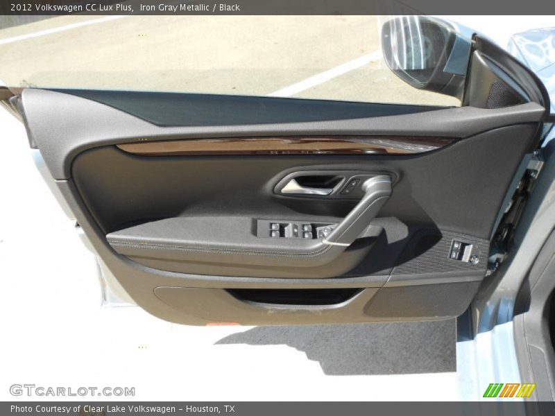 Iron Gray Metallic / Black 2012 Volkswagen CC Lux Plus