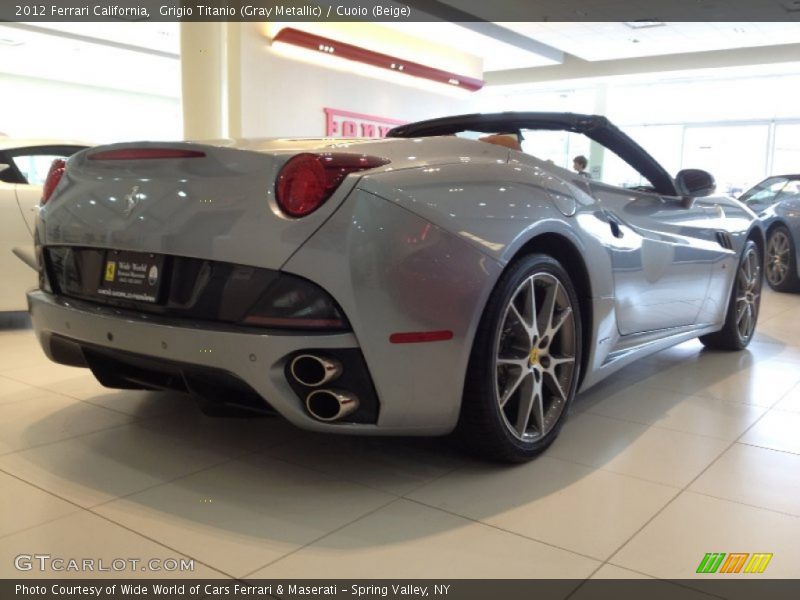 Grigio Titanio (Gray Metallic) / Cuoio (Beige) 2012 Ferrari California
