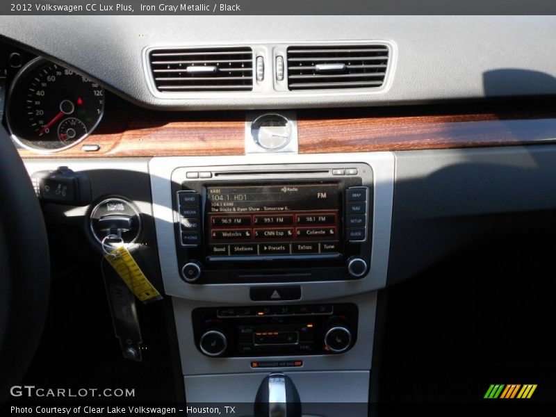 Iron Gray Metallic / Black 2012 Volkswagen CC Lux Plus