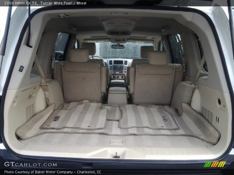 Tuscan White Pearl / Wheat 2009 Infiniti QX 56