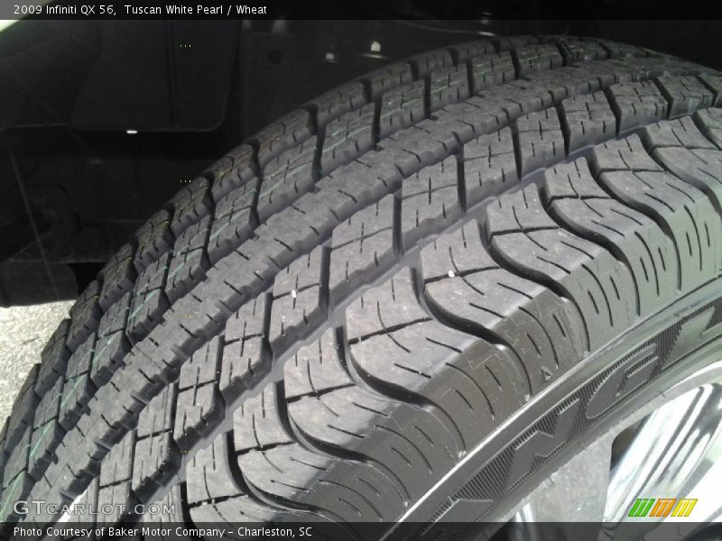 Tuscan White Pearl / Wheat 2009 Infiniti QX 56