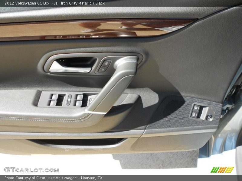 Iron Gray Metallic / Black 2012 Volkswagen CC Lux Plus