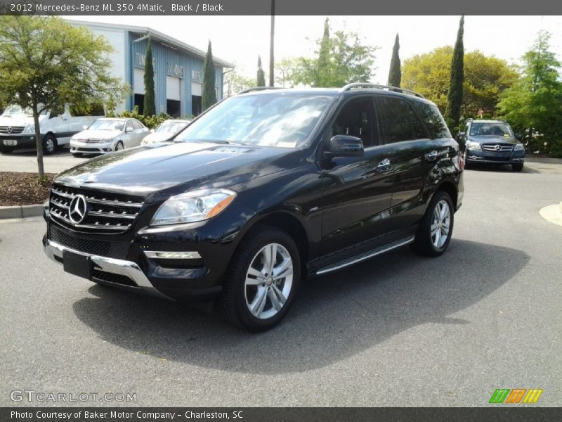 Black / Black 2012 Mercedes-Benz ML 350 4Matic